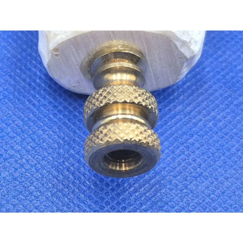 White Resin SNOWMAN Lamp Finial 3.5